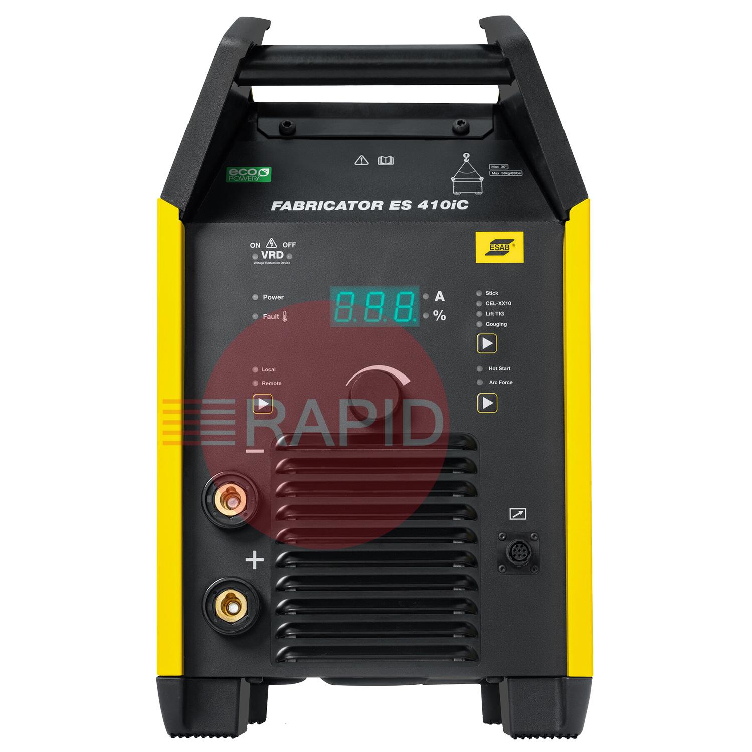 0447100881  ESAB Fabricator ES 410iC CE Arc Welder Power Source - 400v, 3ph